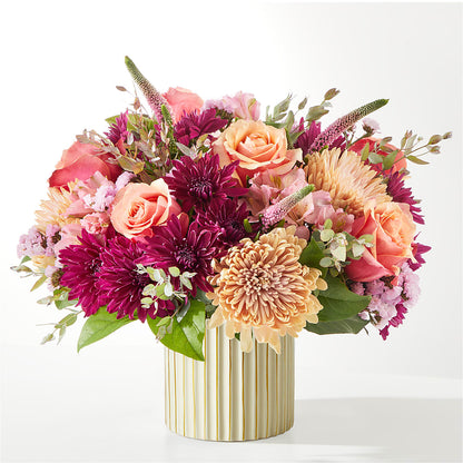 Berry Cobbler Bouquet with Ivory Vase –  All Season Floral Llc, Saranac Lake NY