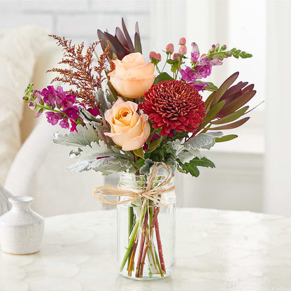 Moody Hues Bouquet –  All Season Floral Llc, Saranac Lake NY