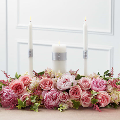 Worldwide Romance Unity Candle Arrangement –  All Season Floral Llc, Saranac Lake NY