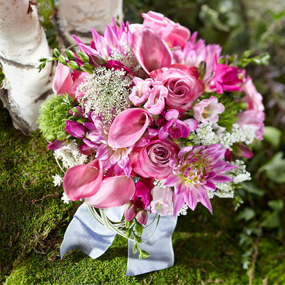 Pink Profusion Bouquet –  All Season Floral Llc, Saranac Lake NY
