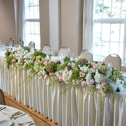 State of Joy Head Table Arrangement –  All Season Floral Llc, Saranac Lake NY