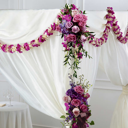 Color & Light Chuppah Decor –  All Season Floral Llc, Saranac Lake NY